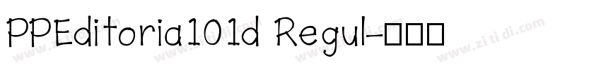 PPEditoria101d Regul字体转换